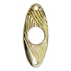 Connectors Zinc Alloy Jewelry Findings Lead-free, Flat Oval O:33x13mm I:9mm Hole:2mm, Sold by Bag