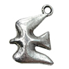 Pendant Zinc Alloy Jewelry Findings Lead-free, Dove 18x13mm Hole:2mm, Sold by Bag