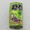 Cloisonne Beads, Column 23x11mm Hole:1.5mm, Sold by PC