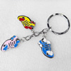Zinc Alloy keyring Jewelry Key Chains, Shoes, Pendant width:16mm, Length Approx:9.5cm, Sold by PC
