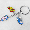 Zinc Alloy keyring Jewelry Key Chains, Shoes, Pendant width:16mm, Length Approx:9.5cm, Sold by PC