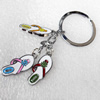 Zinc Alloy keyring Jewelry Key Chains, Pendant width:12mm, Length Approx:9.5cm, Sold by PC