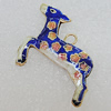 Cloisonne Pendants, Animal 28x26mm Hole:3mm, Sold by PC