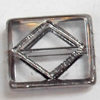 Electroplate Glass Beads, Rectangle, 10x12mm, Hole:1mm, Sold per 16-inch Strand