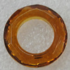 Glass Crystal Pendants, Donut 14mm, Sold by PC