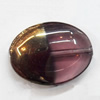 Electroplate Glass Beads, Flat Oval, 21x16mm, Hole:1mm, Sold per 16-inch Strand