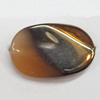 Electroplate Glass Beads, 20x13mm, Hole:1mm, Sold per 16-inch Strand