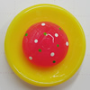 Resin Cabochons, No Hole Headwear & Costume Accessory, Flat Round 28mm, Sold by Bag