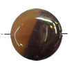 Electroplate Glass Beads, Flat Round, 20mm, Hole:1mm, Sold per 16-inch Strand
