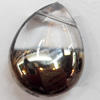 Electroplate Glass Beads, Teardrop, 16x20mm, Hole:1mm, Sold per 16-inch Strand