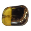 Electroplate Glass Beads, Rectangle, 24x17mm, Hole:1mm, Sold per 16-inch Strand