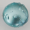 Crapy Exterior Acrylic Beads, Flat Round 18mm Hole:about 2mm, Sold by Bag