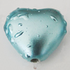 Crapy Exterior Acrylic Beads, Heart 23x21mm Hole:about 2.5mm, Sold by Bag