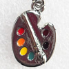 Zinc Alloy Enamel Pendant, Nickel-free & Lead-free, A Grade 22x15mm, Sold by PC  