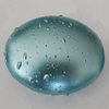 Crapy Exterior Acrylic Beads, Flat Oval 29x24mm Hole:about 3mm, Sold by Bag