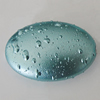 Crapy Exterior Acrylic Beads, Flat Oval 28x19mm Hole:about 2.5mm, Sold by Bag