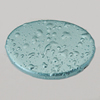 Crapy Exterior Acrylic Beads, Flat Oval 35x26mm Hole:about 2mm, Sold by Bag
