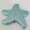 Crapy Exterior Acrylic Beads, Star 54mm Hole:about 3.5mm, Sold by Bag