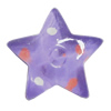 Resin Cabochons, No Hole Headwear & Costume Accessory, Star 12mm, Sold by Bag