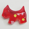 Resin Cabochons, No Hole Headwear & Costume Accessory, Animal 13x11mm, Sold by Bag