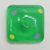 Resin Cabochons, No Hole Headwear & Costume Accessory, Square 11mm, Sold by Bag