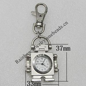Metal Alloy Fashionable Waist Watch, Watch:about 37x33mm, Sold by PC