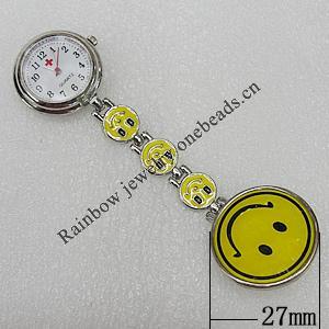 Metal Alloy Fashionable Waist Watch, Watch:about 27mm, Sold by PC