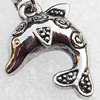 Zinc Alloy Charm/Pendants, Nickel-free & Lead-free, A Grade Animal 20x15mm, Sold by PC