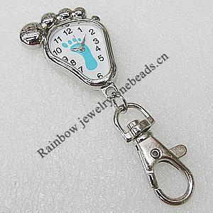 Metal Alloy Fashionable Waist Watch, Watch:about 43x30mm, Sold by PC