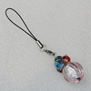 Mobile Decoration, Length About:3.9-inch, Bead Size:18mm, Sold by Group