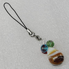 Mobile Decoration, Length About:4.1-inch, Bead Size:21x15mm, Sold by Group