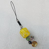 Mobile Decoration, Length About:3.9-inch, Bead Size:18x18mm, Sold by Group