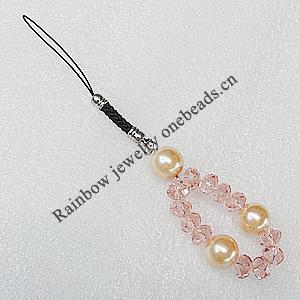 Mobile Decoration, Length About:3.9-inch, Bead Size:12mm, Sold by Group