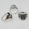 Metal Alloy Rings, Mix Style, 18mm, Sold by Box