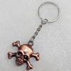 Zinc Alloy keyring Jewelry Key Chains, Pendant width:35mm, Length Approx:3.46-inch, Sold by PC