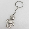 Zinc Alloy keyring Jewelry Key Chains, Pendant width:26mm, Length Approx:3.9-inch, Sold by PC