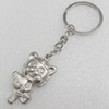 Zinc Alloy keyring Jewelry Key Chains, Pendant width:20mm, Length Approx:3.74-inch, Sold by PC