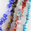 Gemstone Beads, Chips, 10-15mm, Mix colour & mix style, Hole:Approx 1mm, Sold by Group