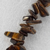 Tiger Beads, Chips, 6-16mm, Hole:Approx 1mm, Sold per 15.7-inch Strand