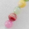 Gemstone Beads, Round, 8mm, Hole:Approx 1mm, Sold per 16-inch Strand