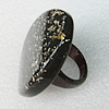 Resin Rings, Mix Style, 48x38mm, Sold by Box