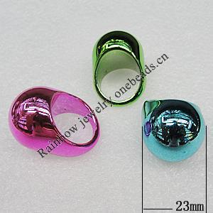 CCB Rings, Mix Color, Round 23mm, Sold by Box
