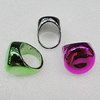 CCB Rings, Mix Color, Flat Round 22mm, Sold by Box