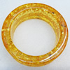 Imitate Amber Bracelet, width:31mm, Inner diameter:65mm, Sold by PC 