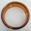 Imitate Amber Bracelet, width:31mm, Inner diameter:67mm, Sold by PC 