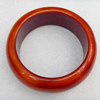 Imitate Amber Bracelet, width:30mm, Inner diameter:65mm, Sold by PC 