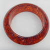 Imitate Amber Bracelet, width:28mm, Inner diameter:65mm, Sold by PC 