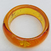 Imitate Amber Bracelet, width:29mm, Inner diameter:65mm, Sold by PC 