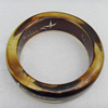 Imitate Amber Bracelet, width:22mm, Inner diameter:65mm, Sold by PC 