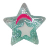 Resin Cabochons, No Hole Headwear & Costume Accessory, Star 12mm, Sold by Bag